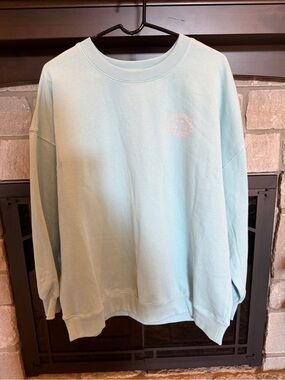 Old Navy Light Aqua Crewneck Sweatshirt